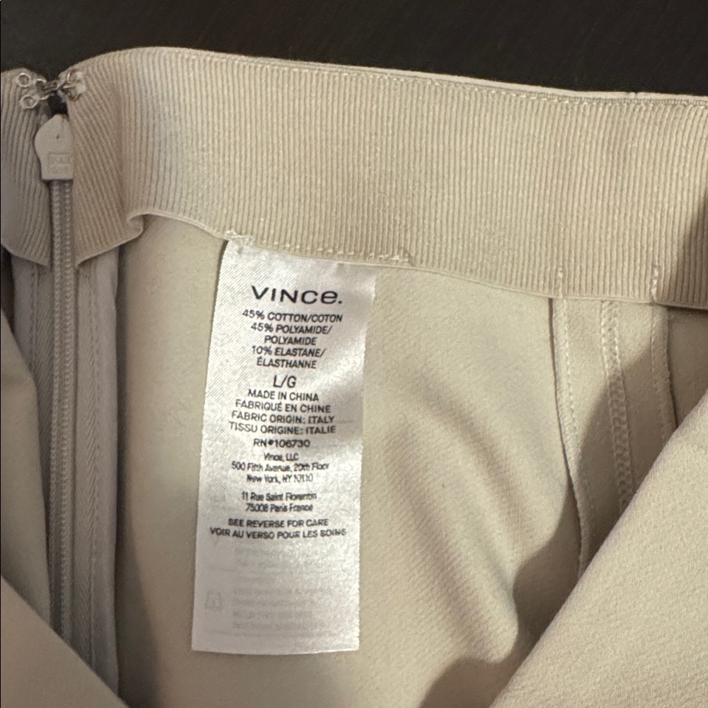 Vince Light Beige Trousers - Picture 5 of 5